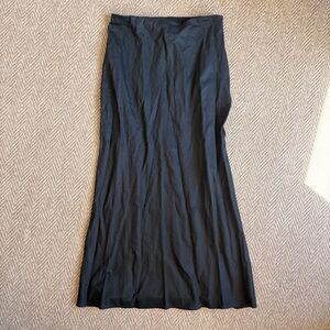 Anthropologie Black Maxi Skirt Size Medium